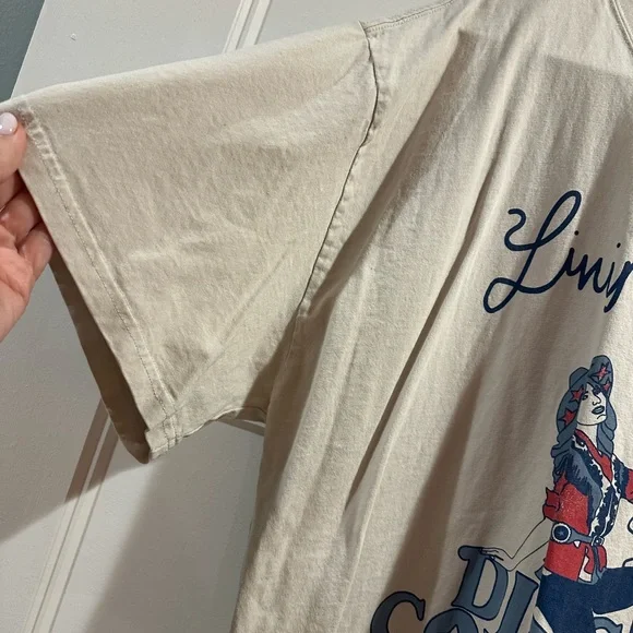 Mallory Ervin / Living Fully Co collab with Disco Cowgirl Shirt - Creamy grayish - Picture 2 of 5